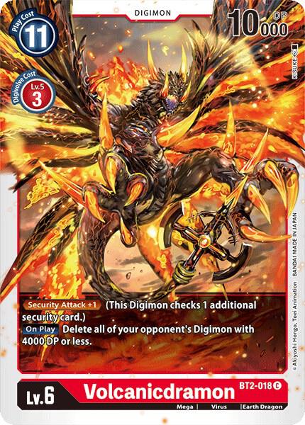 Volcanicdramon BT2-018 C (Release Special Booster 1.0) 
