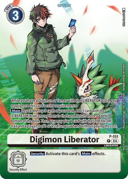 Digimon Liberator P 151 Legend Pack 2024 P-151 P (Digimon Promotion Cards)  - Foil