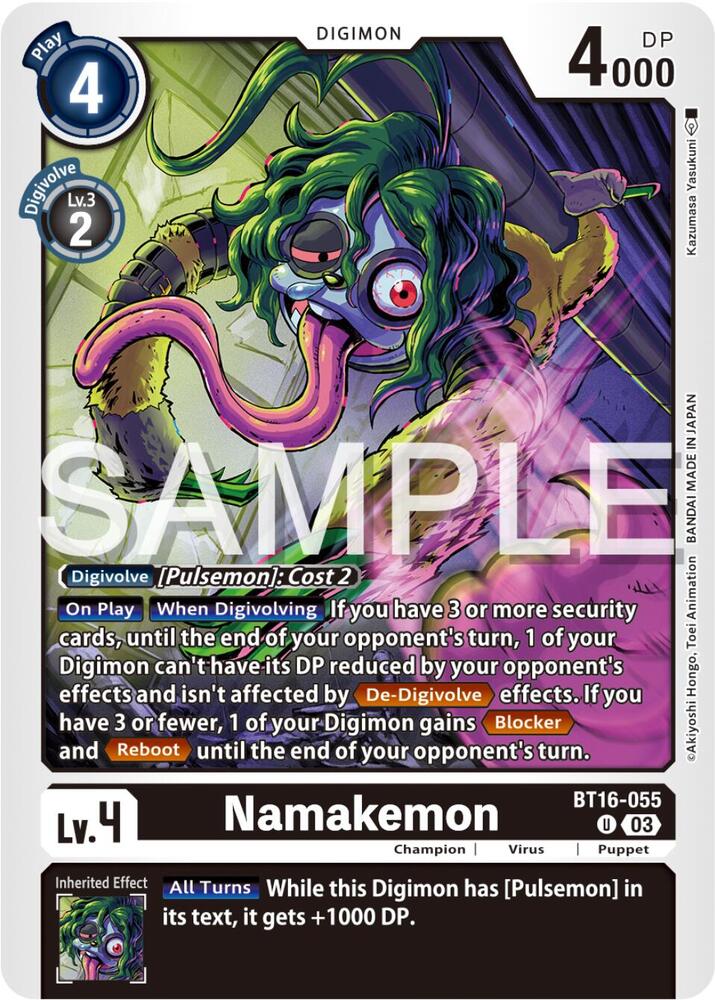 Namakemon BT16-055 U (Beginning Observer) 