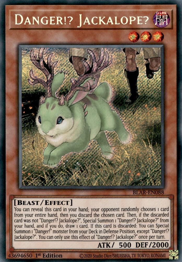 Danger!? Jackalope? BLAR-EN088 (Battles of Legend: Armageddon)  - 1st Edition