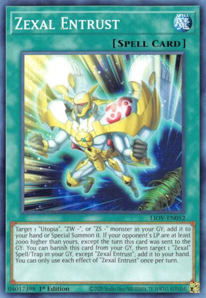 Zexal Entrust LIOV-EN052 (Lightning Overdrive)  - 1st Edition