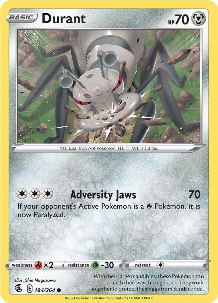 Durant 184/264 (SWSH08: Fusion Strike) 