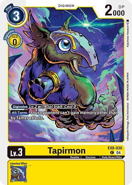 Tapirmon EX8-030 C (Chain of Liberation) 