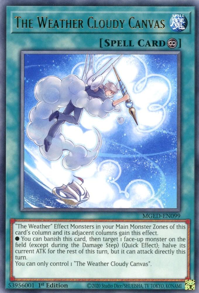 The Weather Cloudy Canvas MGED-EN099 (Maximum Gold: El Dorado)  - 1st Edition