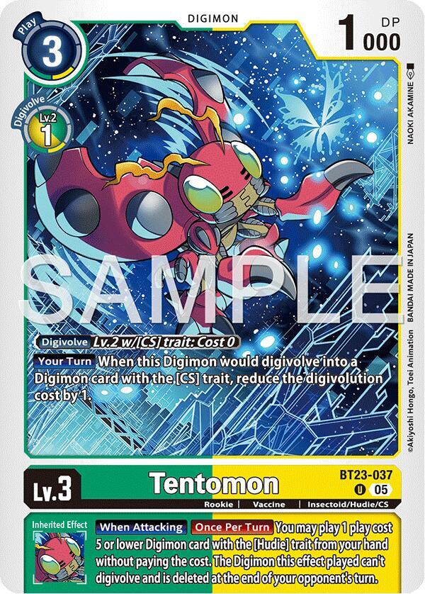 Tentomon BT23-037 U (Hackers' Slumber) 