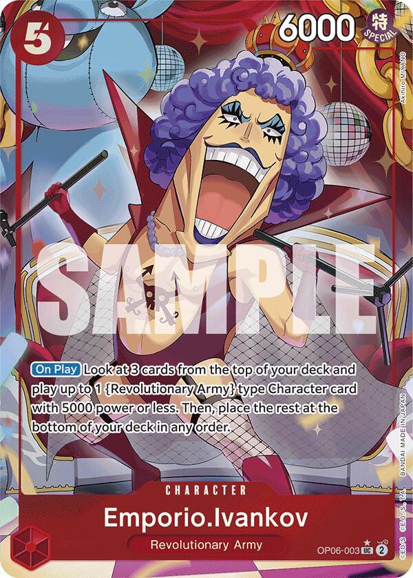 Emporio.Ivankov OP06-003 (Premium Booster -The Best-)  - Full Art Foil
