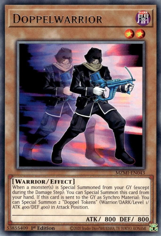 Doppelwarrior MZMI-EN043 (Maze of Millennia)  - 1st Edition