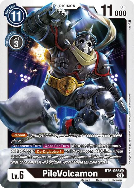 PileVolcamon BT6-066 U (Double Diamond) 