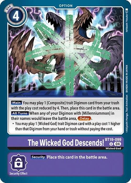 The Wicked God Descends BT19-099 U (Release Special Booster 2.0) 