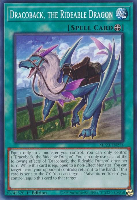 Dracoback the Rideable Dragon MP23-EN271 (25th Anniversary Tin: Dueling Heroes Mega Pack)  - 1st Edition
