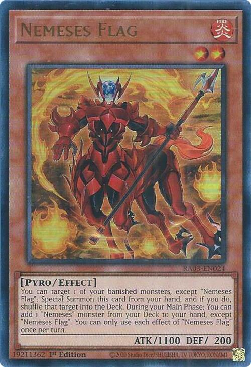 Nemeses Flag UR RA03-EN024 (Quarter Century Bonanza)  - 1st Edition