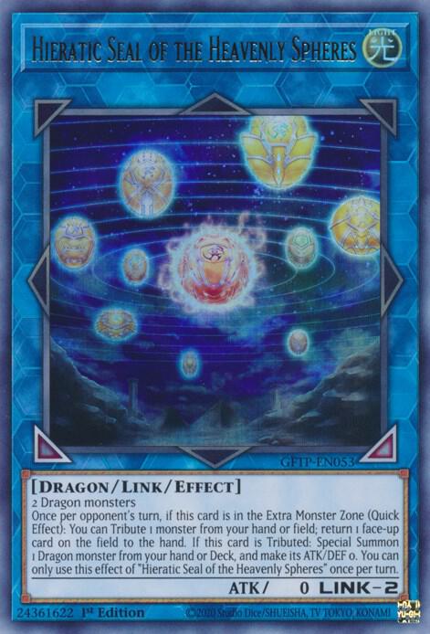 Hieratic Seal of the Heavenly Spheres GFTP-EN053 (Ghosts From the Past)  - 1st Edition