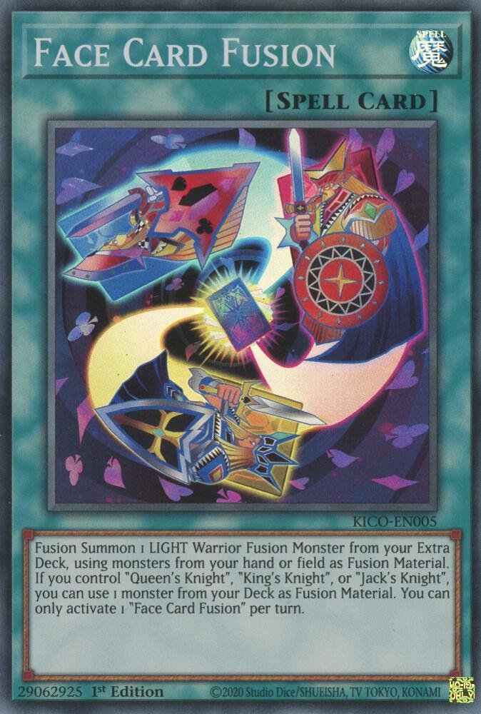 Face Card Fusion KICO-EN005 (King's Court)  - 1st Edition
