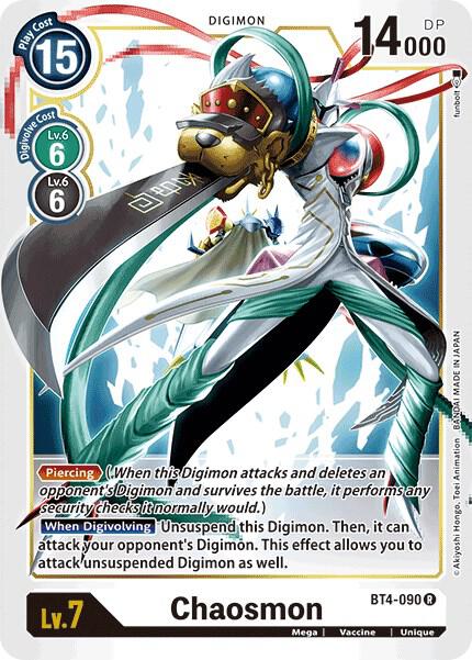 Chaosmon BT4-090 R (Great Legend) 