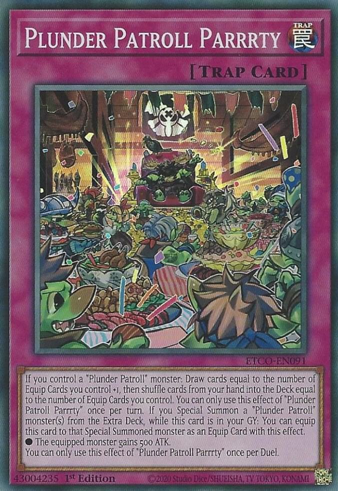 Plunder Patroll Parrrty ETCO-EN091 (Eternity Code)  - 1st Edition