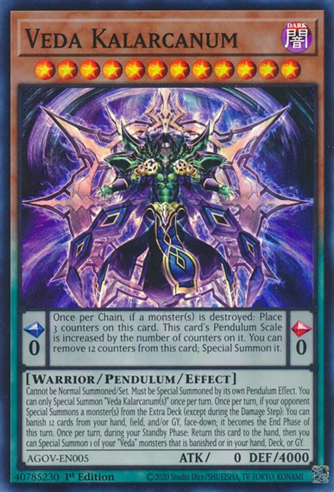 Veda Kalarcanum AGOV-EN005 (Age of Overlord)  - 1st Edition