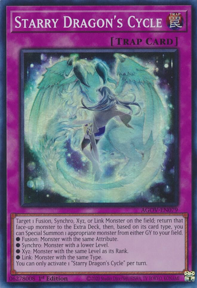 Starry Dragon's Cycle AGOV-EN079 (Age of Overlord)  - 1st Edition