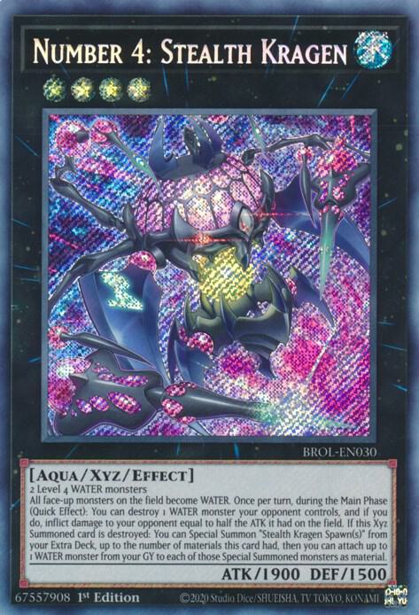 Number 4: Stealth Kragen BROL-EN030 (Brothers of Legend)  - 1st Edition