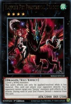 Harpies Pet Phantasmal Dragon MAGO-EN132 (Maximum Gold)  - 1st Edition
