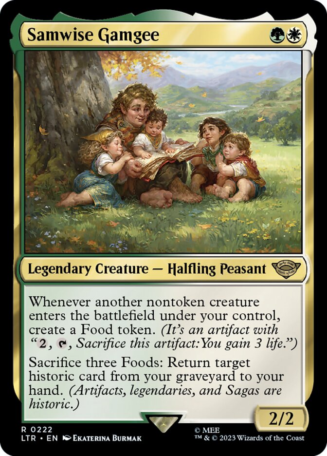 Samwise Gamgee 222 (Universes Beyond: The Lord of the Rings: Tales of Middle-earth)  - Foil