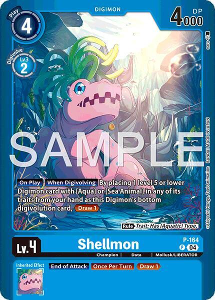 Shellmon P-164 P (Limited Card Pack -Billion Bullet-)  - Foil