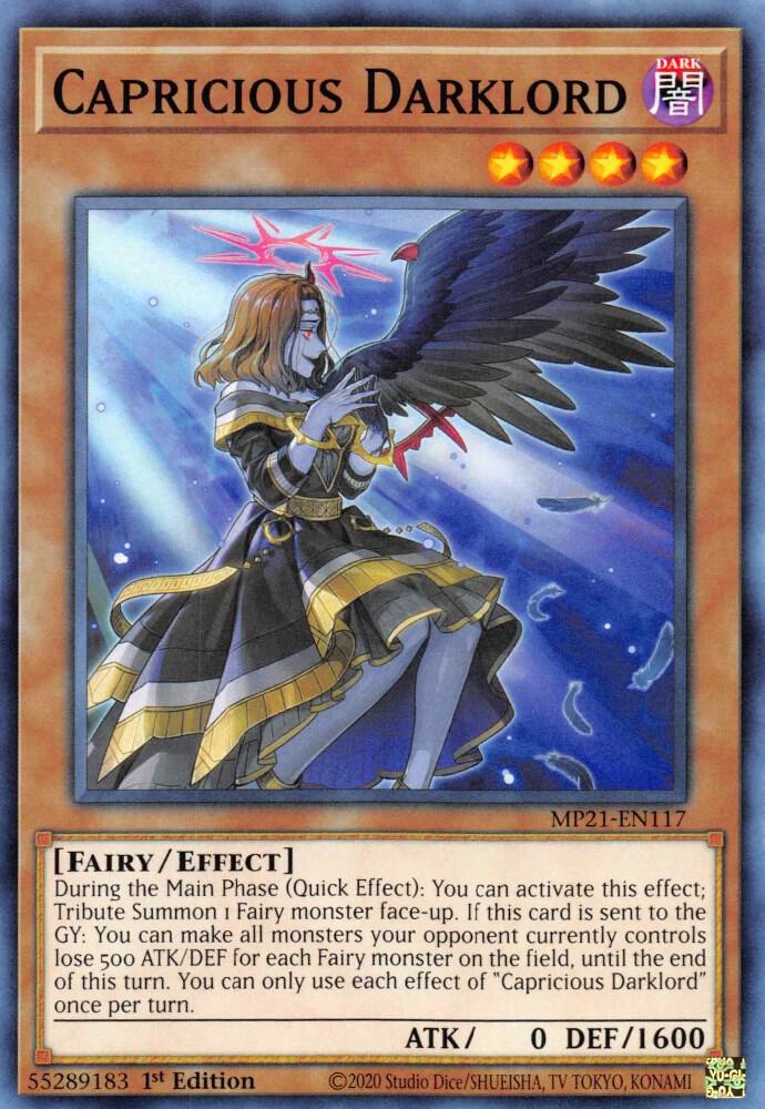 Capricious Darklord MP21-EN117 (2021 Tin of Ancient Battles)  - 1st Edition