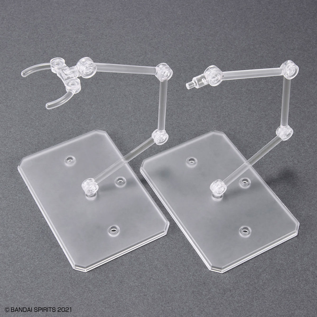 Bandai Action Base 6 Figure Display Stand (Clear Colour)