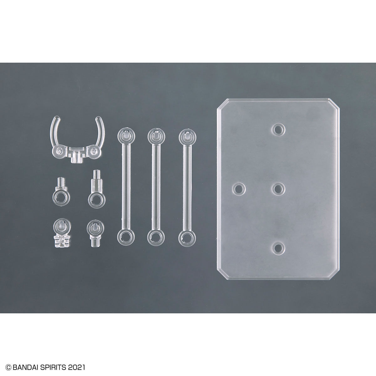 Bandai Action Base 6 Figure Display Stand (Clear Colour)