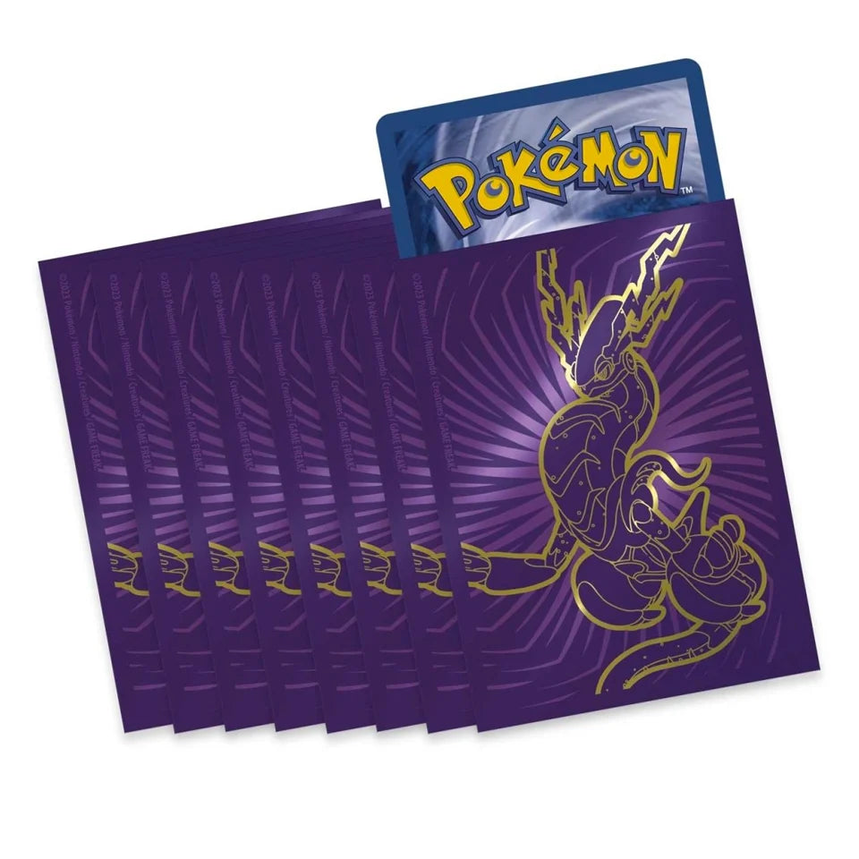 Card Sleeves - Pokemon Scarlet & Violet Elite Trainer Box Miraidon (65 Pack)