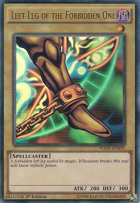 Left Leg of the Forbidden One (A) [YGLD-ENA19] Ultra Rare