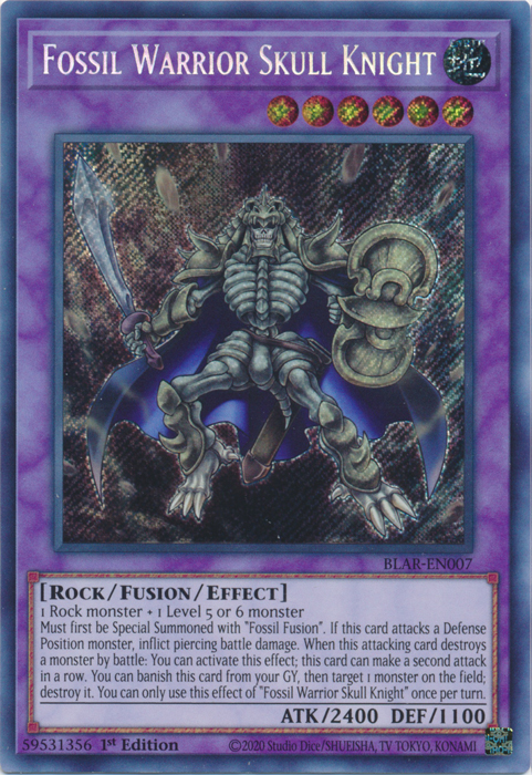 Fossil Warrior Skull Knight [BLAR-EN007] Secret Rare