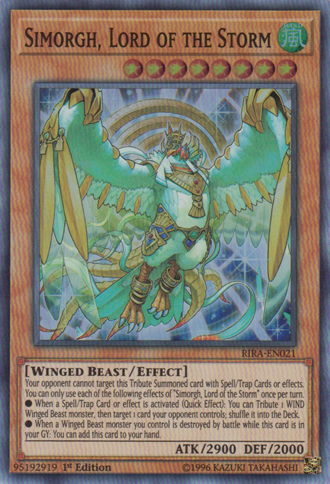 Simorgh, Lord of the Storm [RIRA-EN021] Super Rare