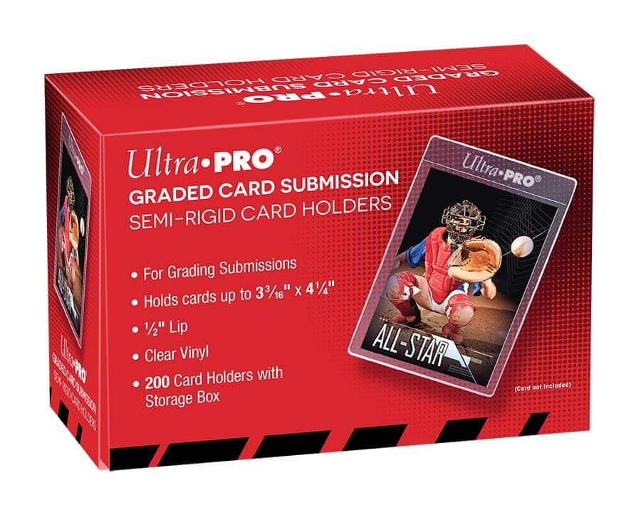 UTLRA PRO CARD SLEEVE - Semi Rigid 1/2" Lip Tall Sleeves (200ct) - KC Collectibles au