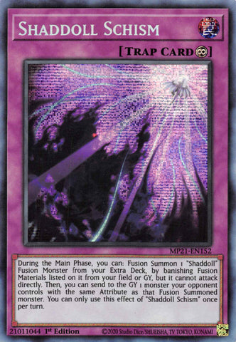 Shaddoll Schism [MP21-EN152] Prismatic Secret Rare