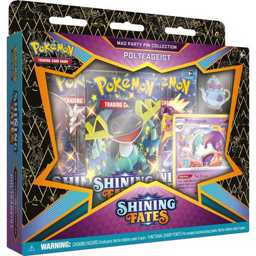 POKÉMON TCG: Shining Fates - Mad Party Pin Collection - KC Collectibles au