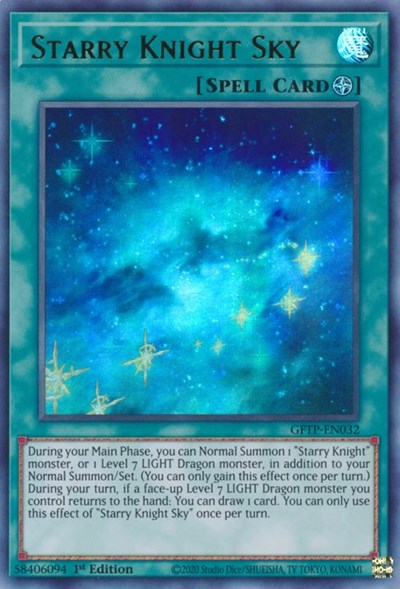 Starry Knight Sky [GFTP-EN032] Ultra rare