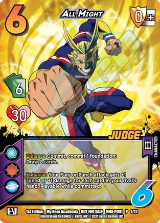 All Might (Judge) [Series 1 Promos]
