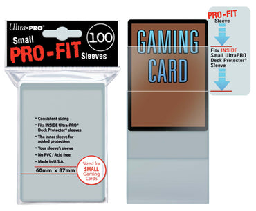 ULTRA PRO Card Sleeves - Pro-Fit Small - KC Collectibles au