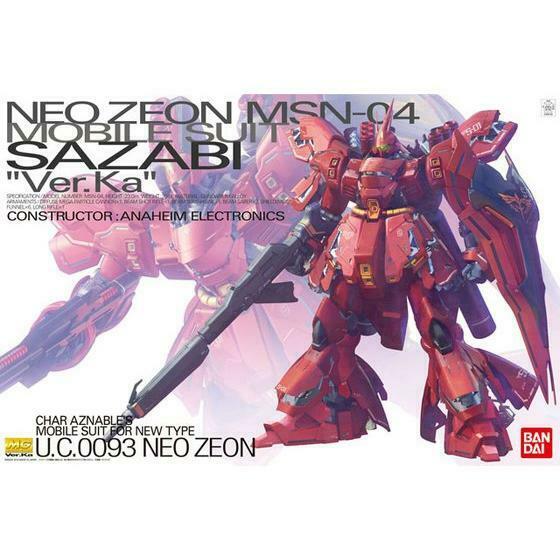 MG 1/100 MSN-04 SAZABI Ver.Ka - KC Collectibles au