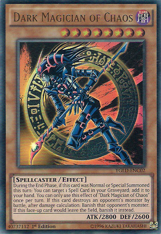 Dark Magician of Chaos (C) [YGLD-ENC02] Ultra Rare