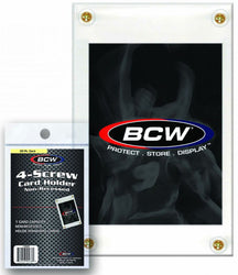 BCW Card Holder 4 Screw Non Recessed - KC Collectibles au