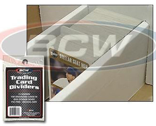 BCW Trading Card Dividers Vertical (10 Dividers Per Pack) - KC Collectibles au