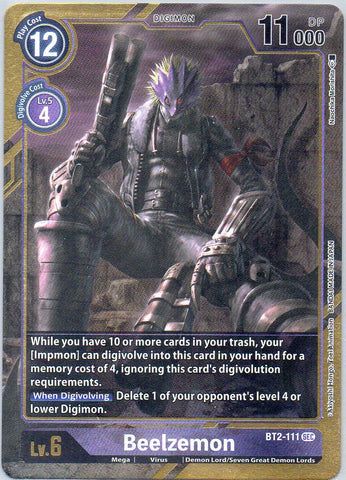 BT2-111 SEC Beelzemon (Alternate Art) - Secret Rare - KC Collectibles au