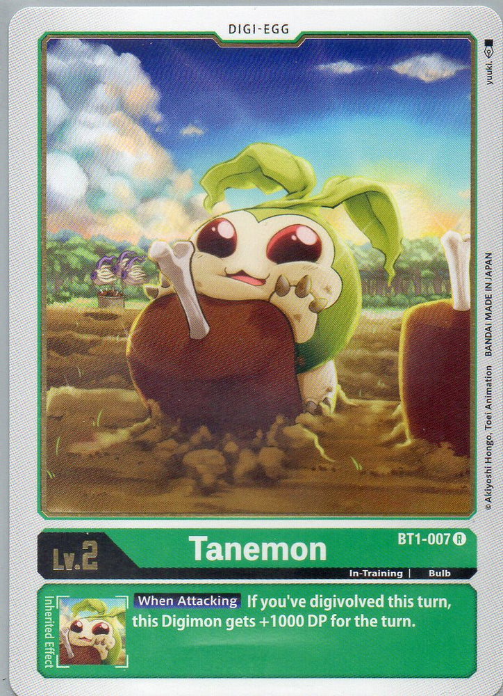 BT1-007 R Tanemon - Rare - KC Collectibles au