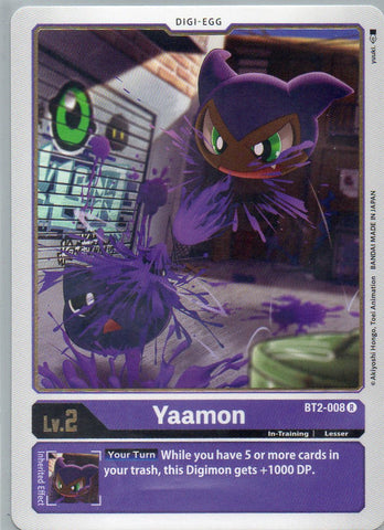 BT2-008 R Yaamon - Rare - KC Collectibles au