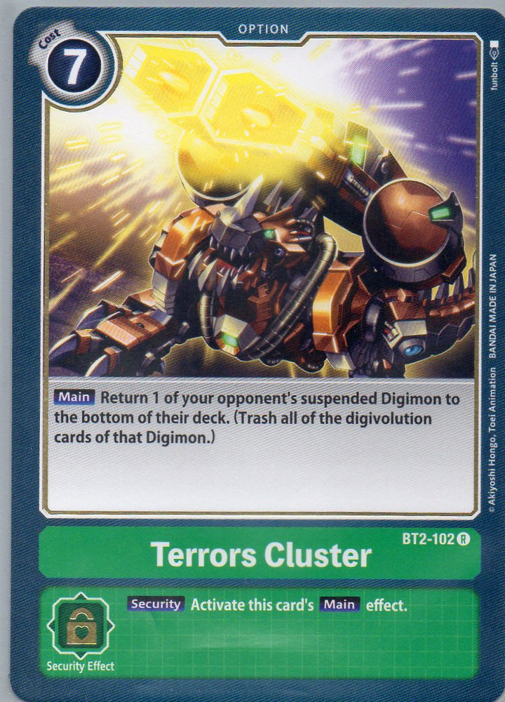 BT2-102 R Terrors Cluster - Rare - KC Collectibles au