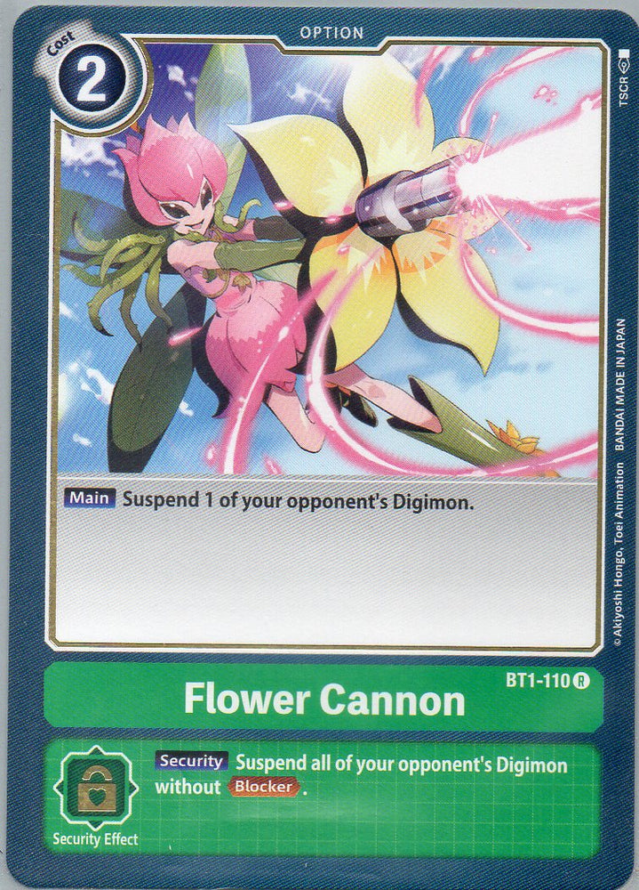 BT1-110 R Flower Cannon - Rare - KC Collectibles au