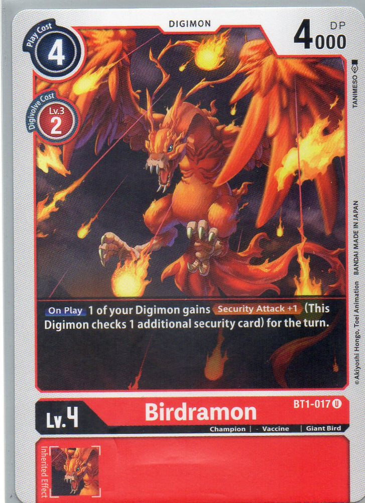 BT1-017 U Birdramon - Uncommon - KC Collectibles au