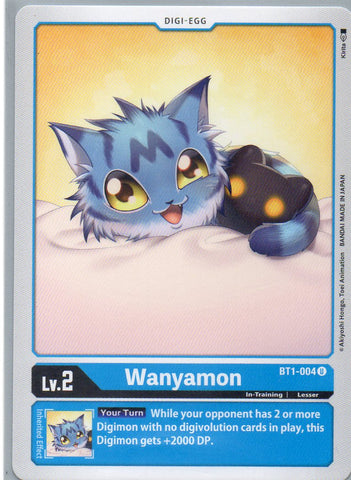 BT1-004 U Wanyamon - Uncommon - KC Collectibles au