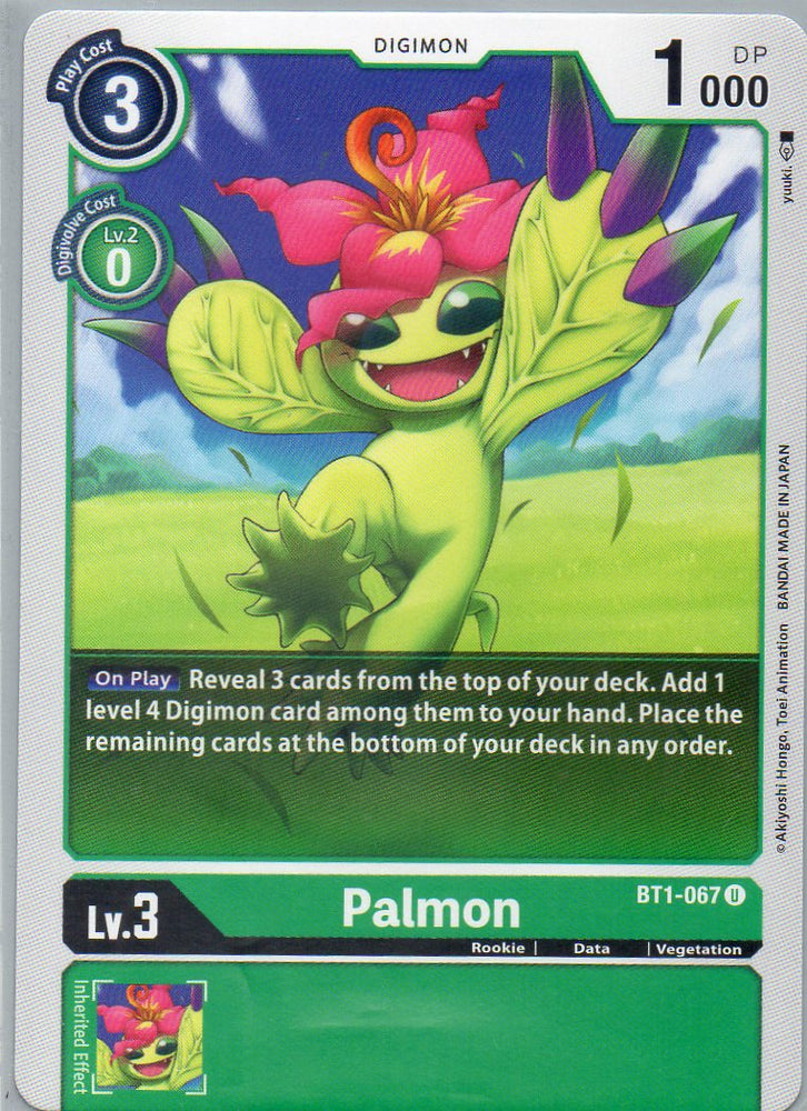 BT1-067 U Palmon - Uncommon - KC Collectibles au